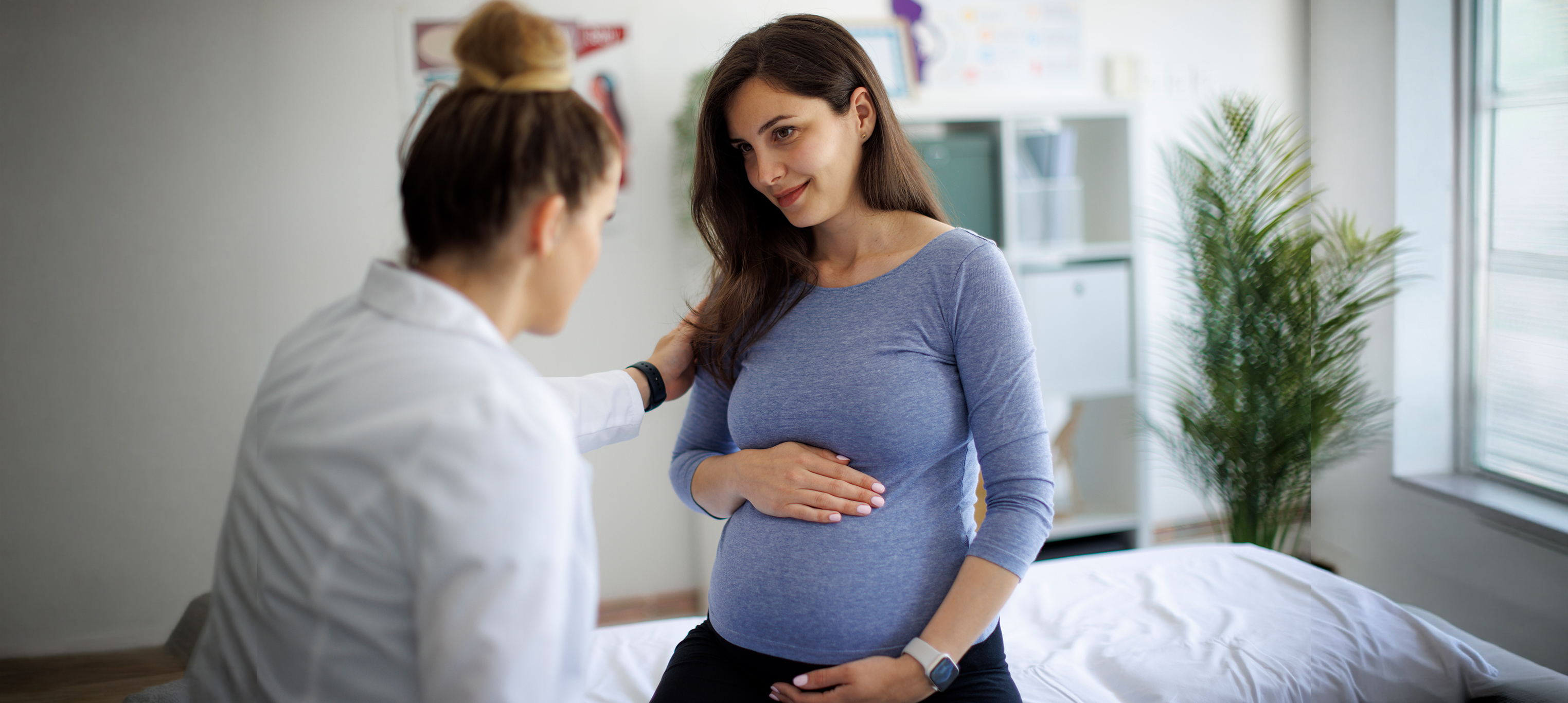Shot of a pregnant woman having a consultation with a doctor